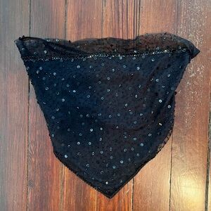 Black sequin top from Dyspnea "Dyspnea Paris Circa 2004 Top"